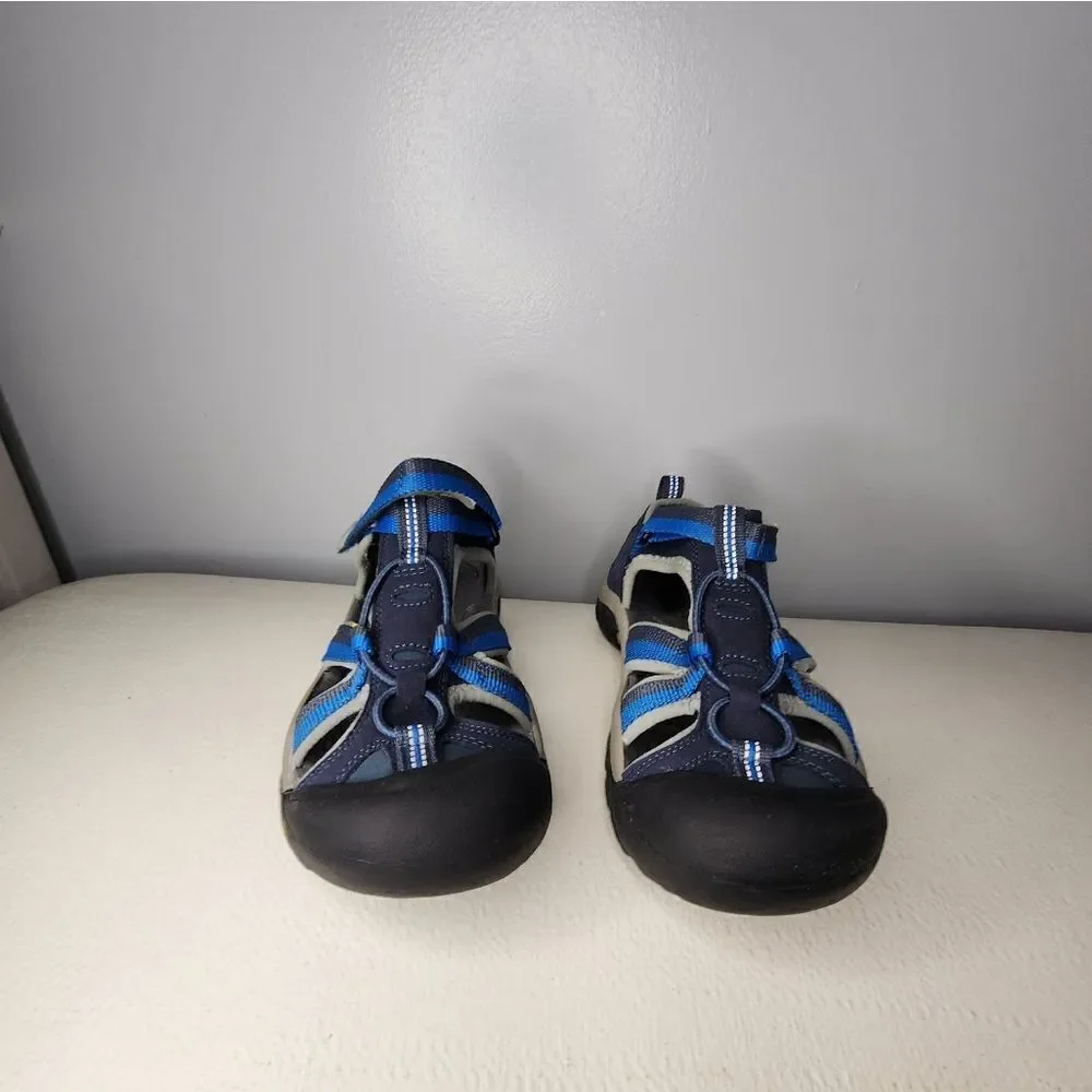 Keen Sandals Youth Size 3 Venice H2 Trail Hiking Water Sport Shoes Blue Gray
